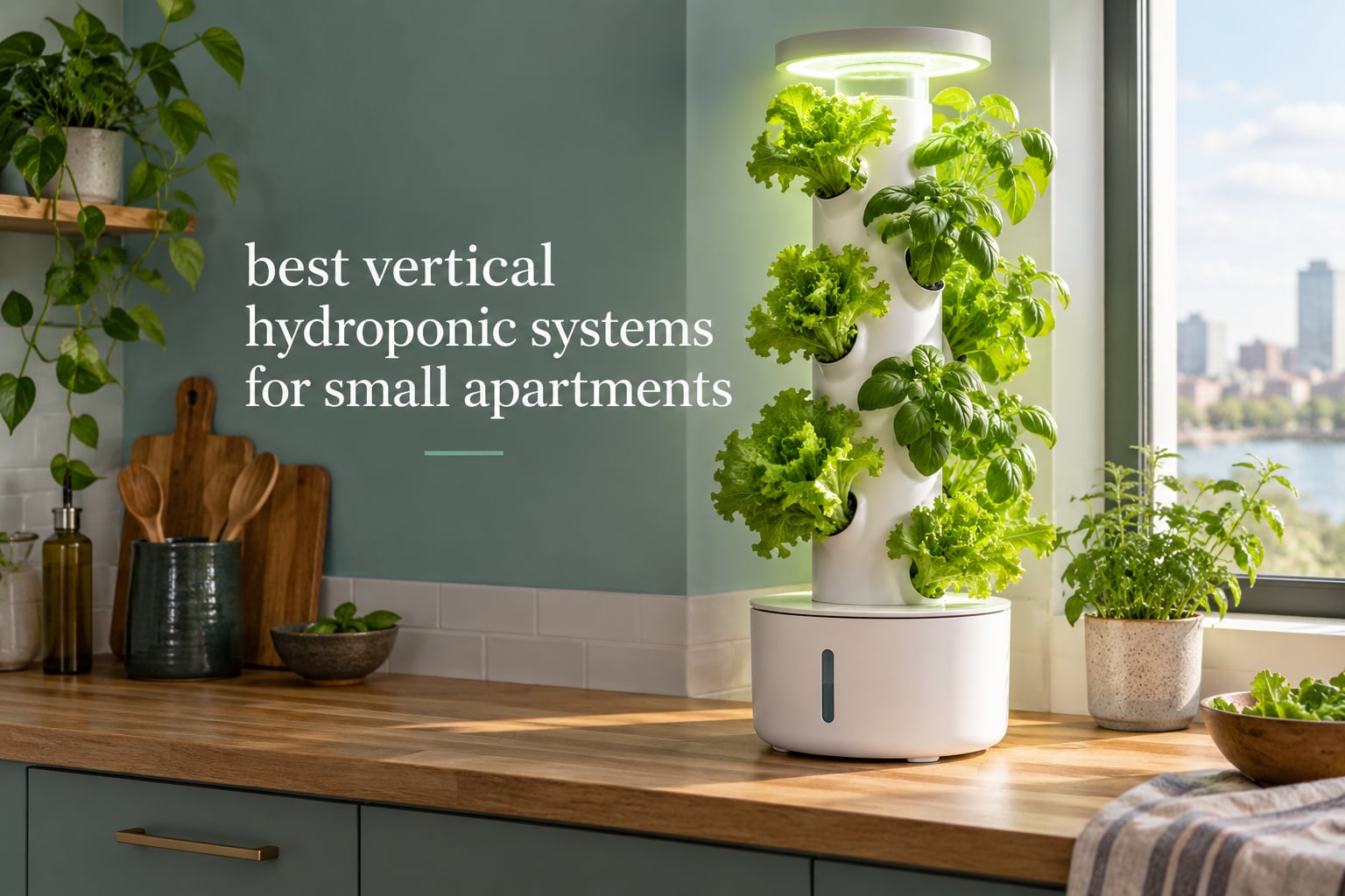 best vertical hydroponic systems for small apartments