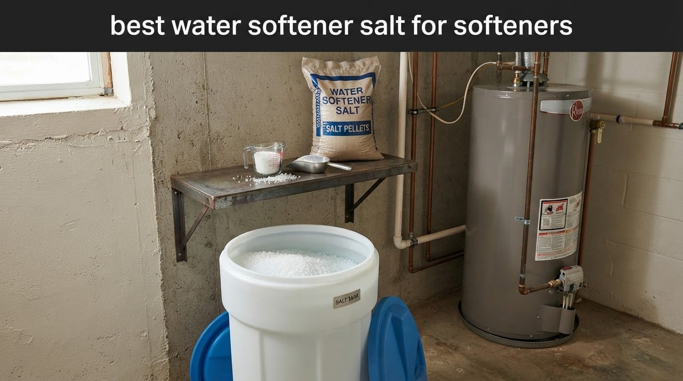 best water softener salt for softeners
