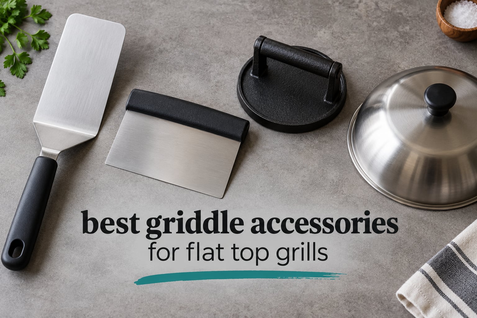 best griddle accessories for flat top grills