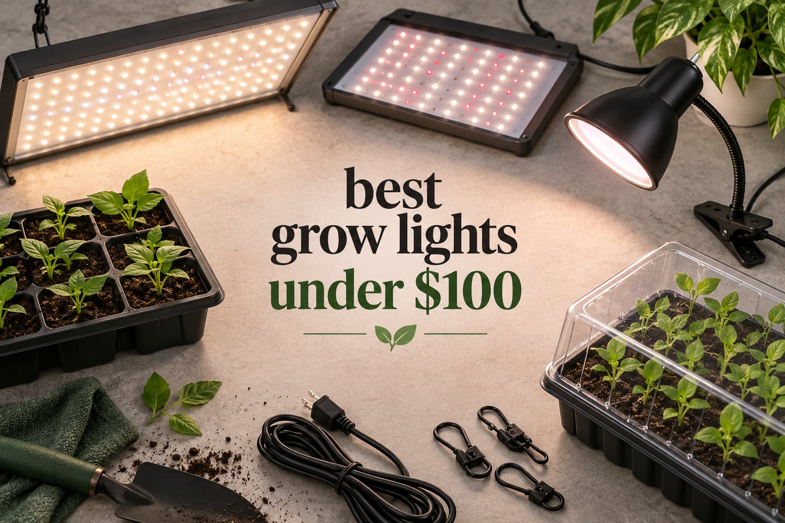 best grow lights under $100