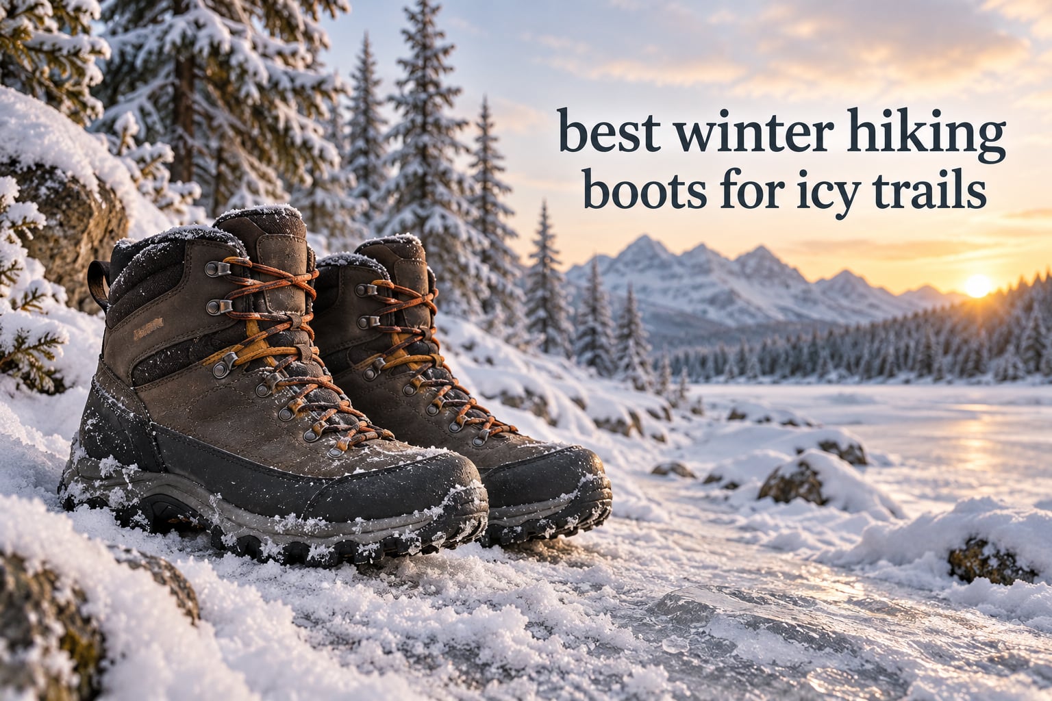 best winter hiking boots for icy trails