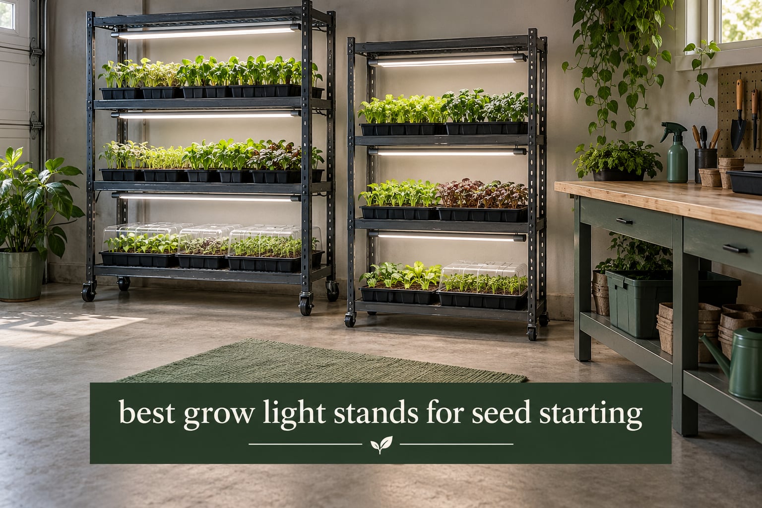 best grow light stands for seed starting