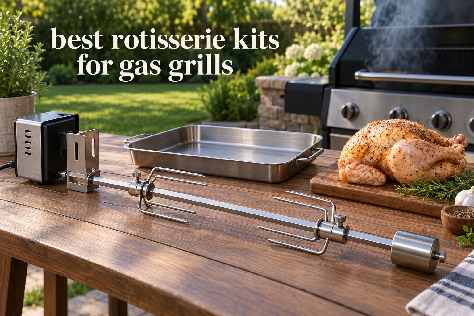 best rotisserie kits for gas grills