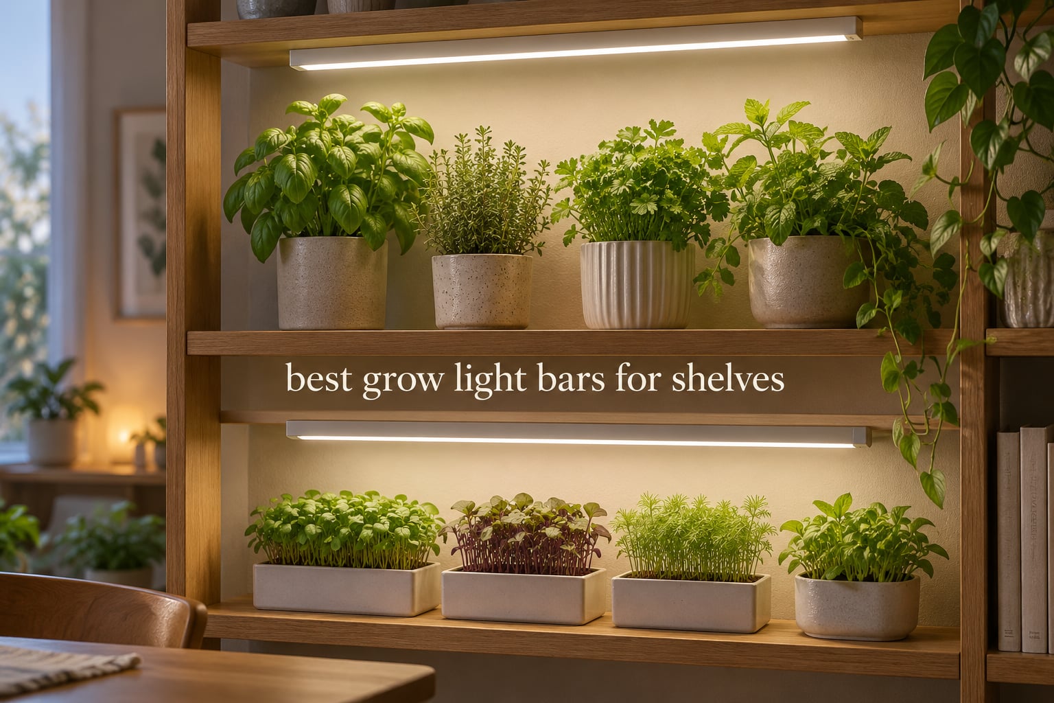 best grow light bars for shelves
