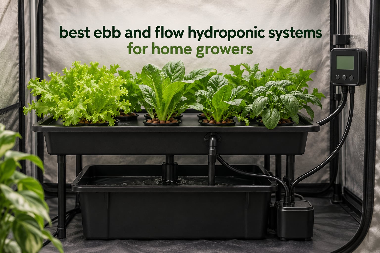 best ebb and flow hydroponic systems for home growers