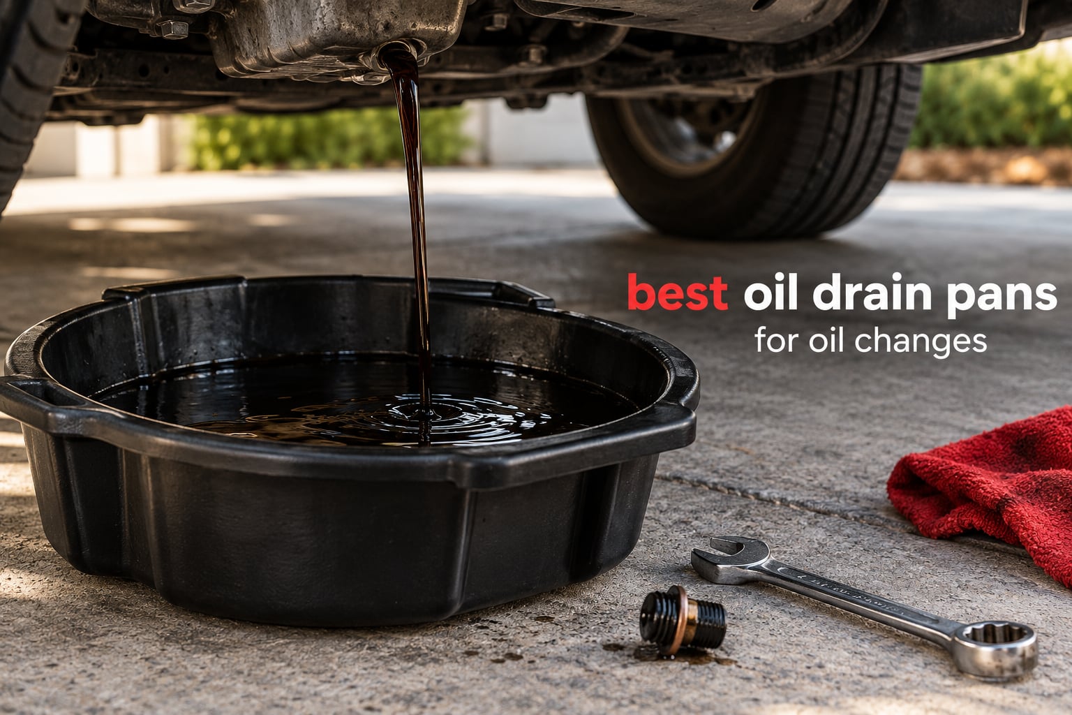 best oil drain pans for oil changes
