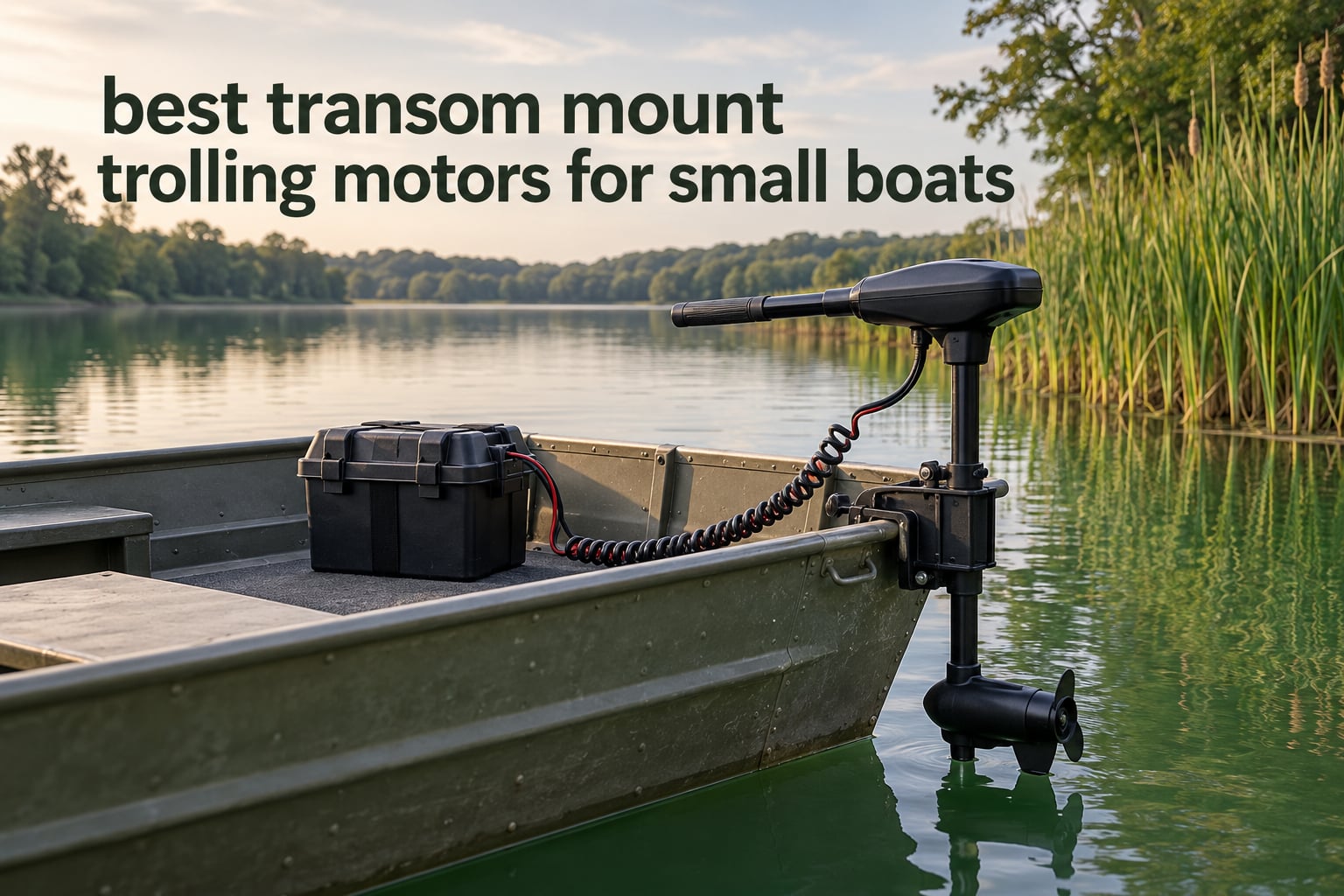 best transom mount trolling motors for small boats