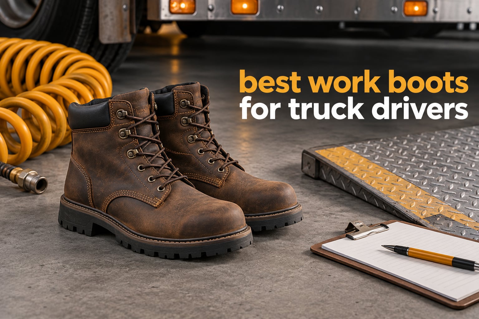 best work boots for truck drivers