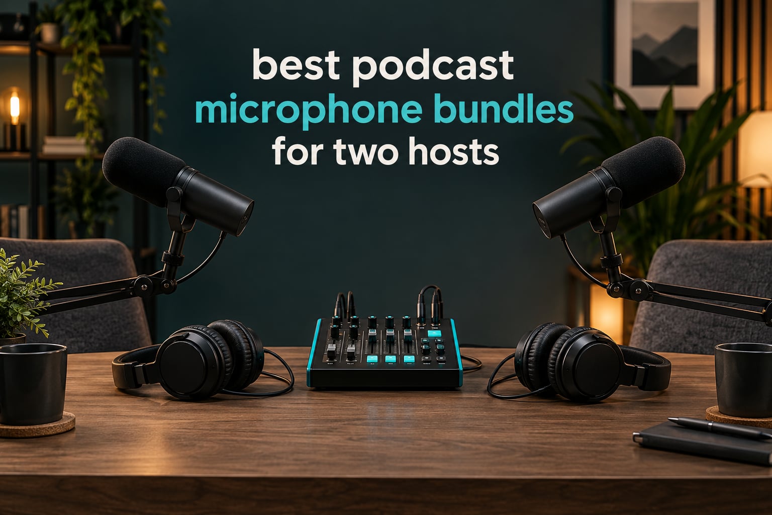 best podcast microphone bundles for two hosts