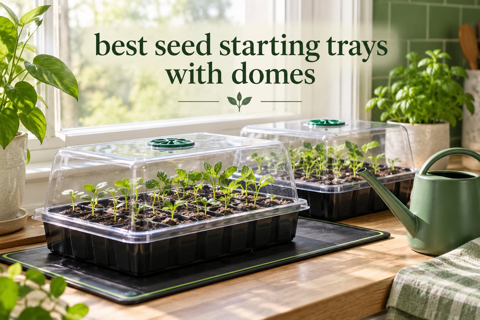 best seed starting trays with domes