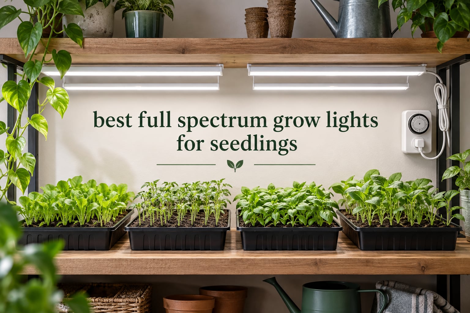 best full spectrum grow lights for seedlings