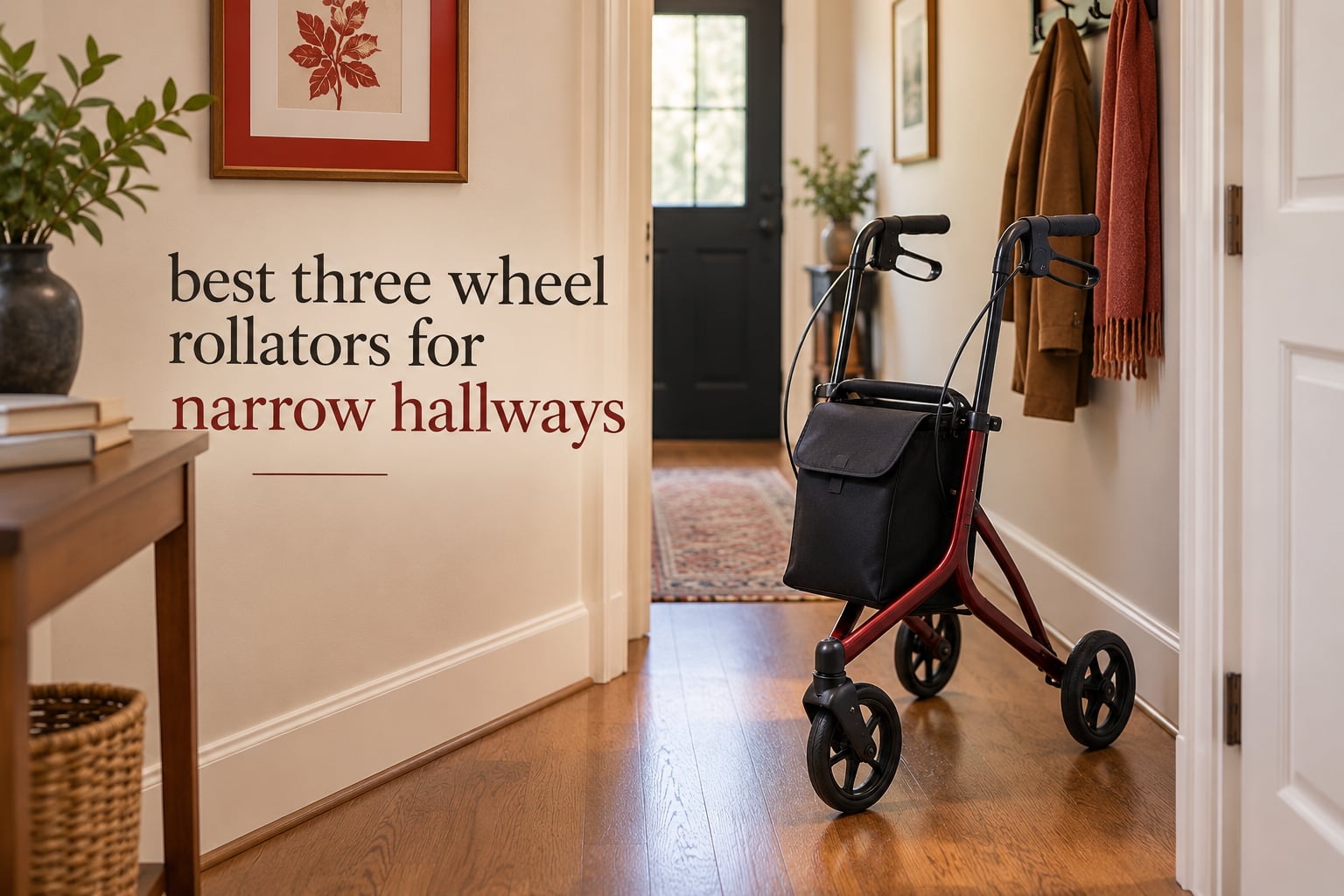 best three wheel rollators for narrow hallways