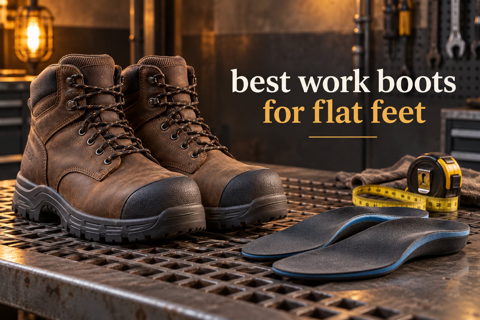 best work boots for flat feet