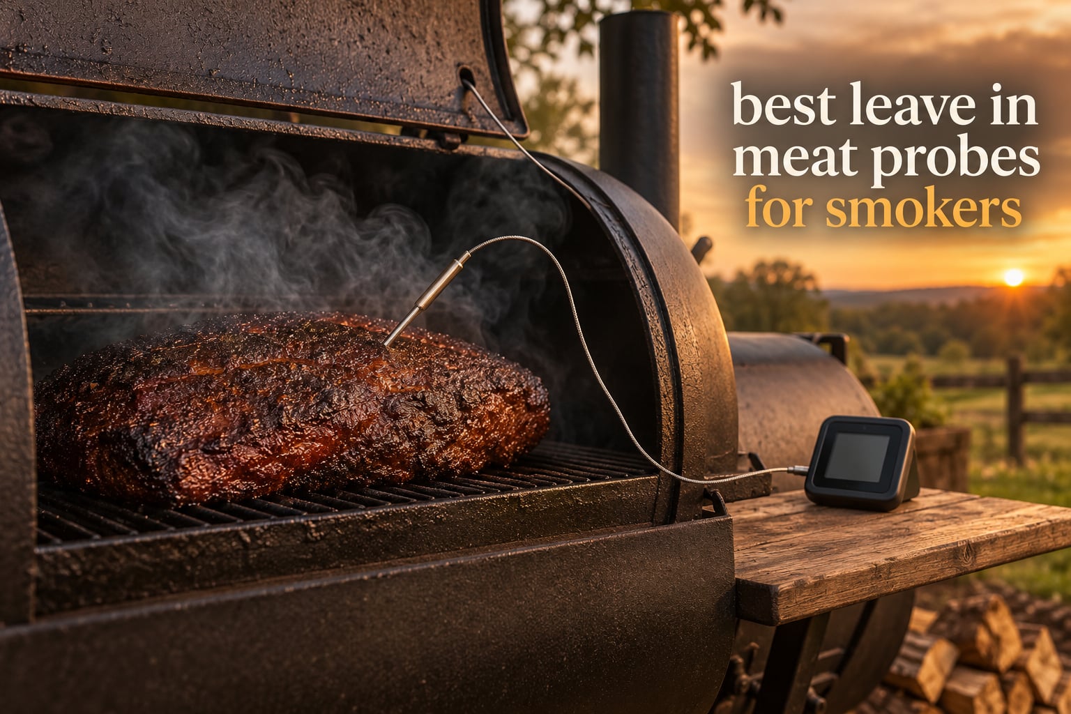 best leave in meat probes for smokers