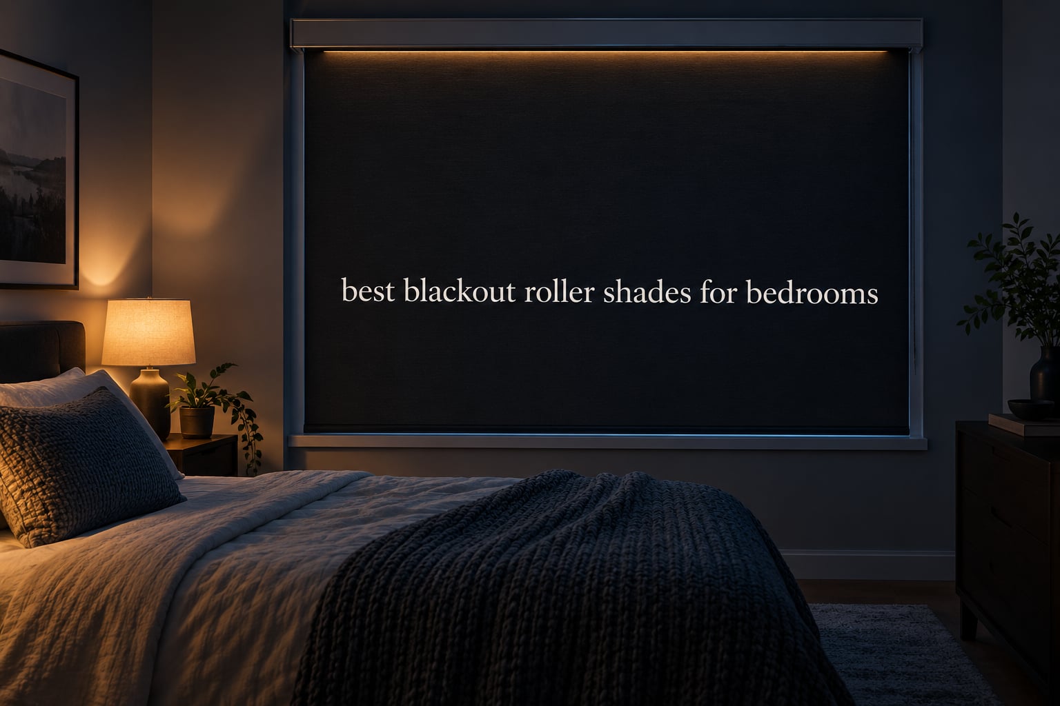 best blackout roller shades for bedrooms