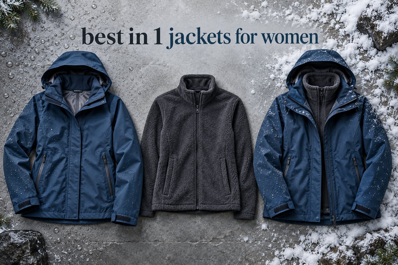 best 3 in 1 jackets for women