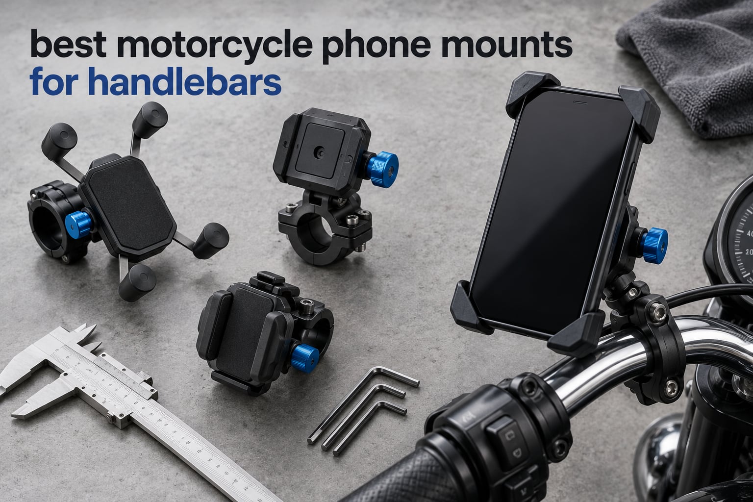 best motorcycle phone mounts for handlebars