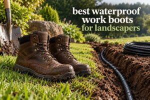 best waterproof work boots for landscapers