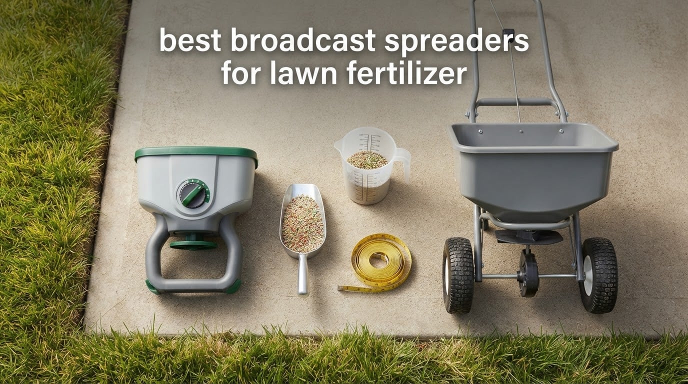 best broadcast spreaders for lawn fertilizer