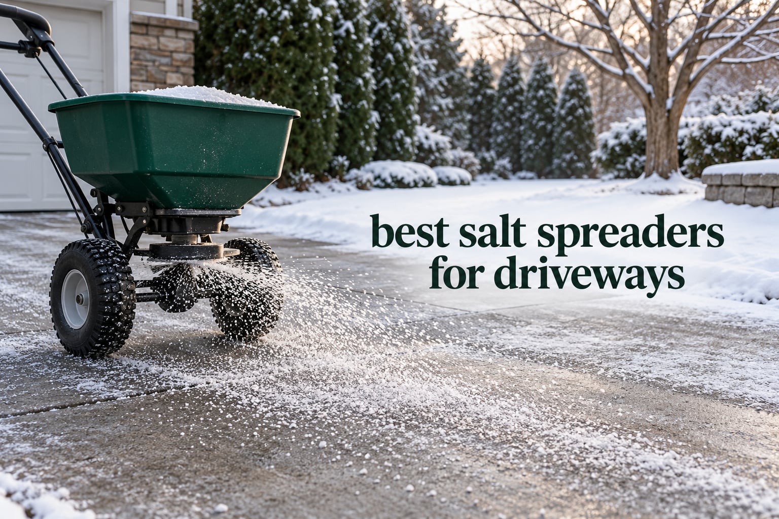 best salt spreaders for driveways