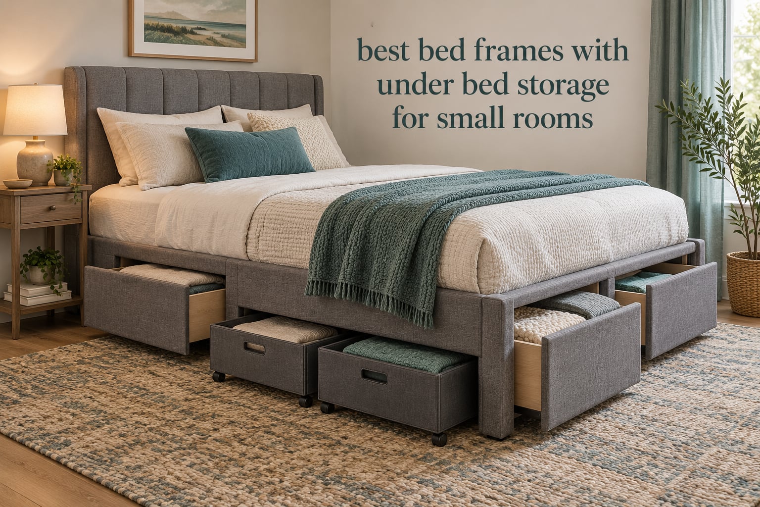 best bed frames with under bed storage for small rooms