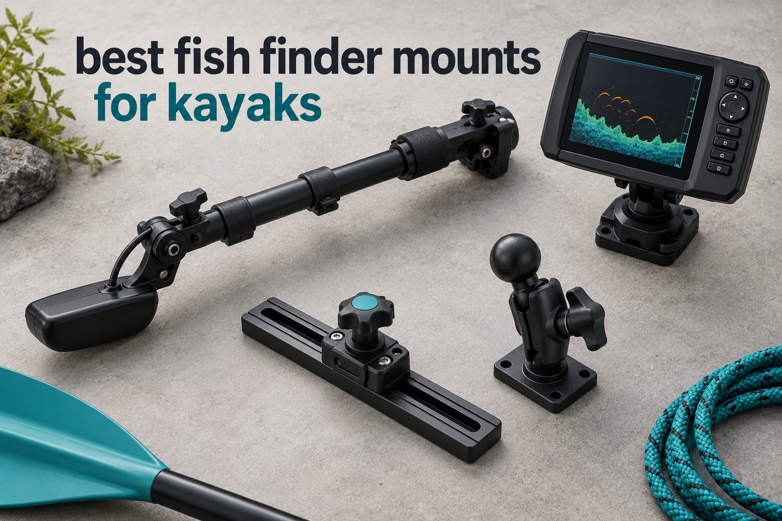 best fish finder mounts for kayaks