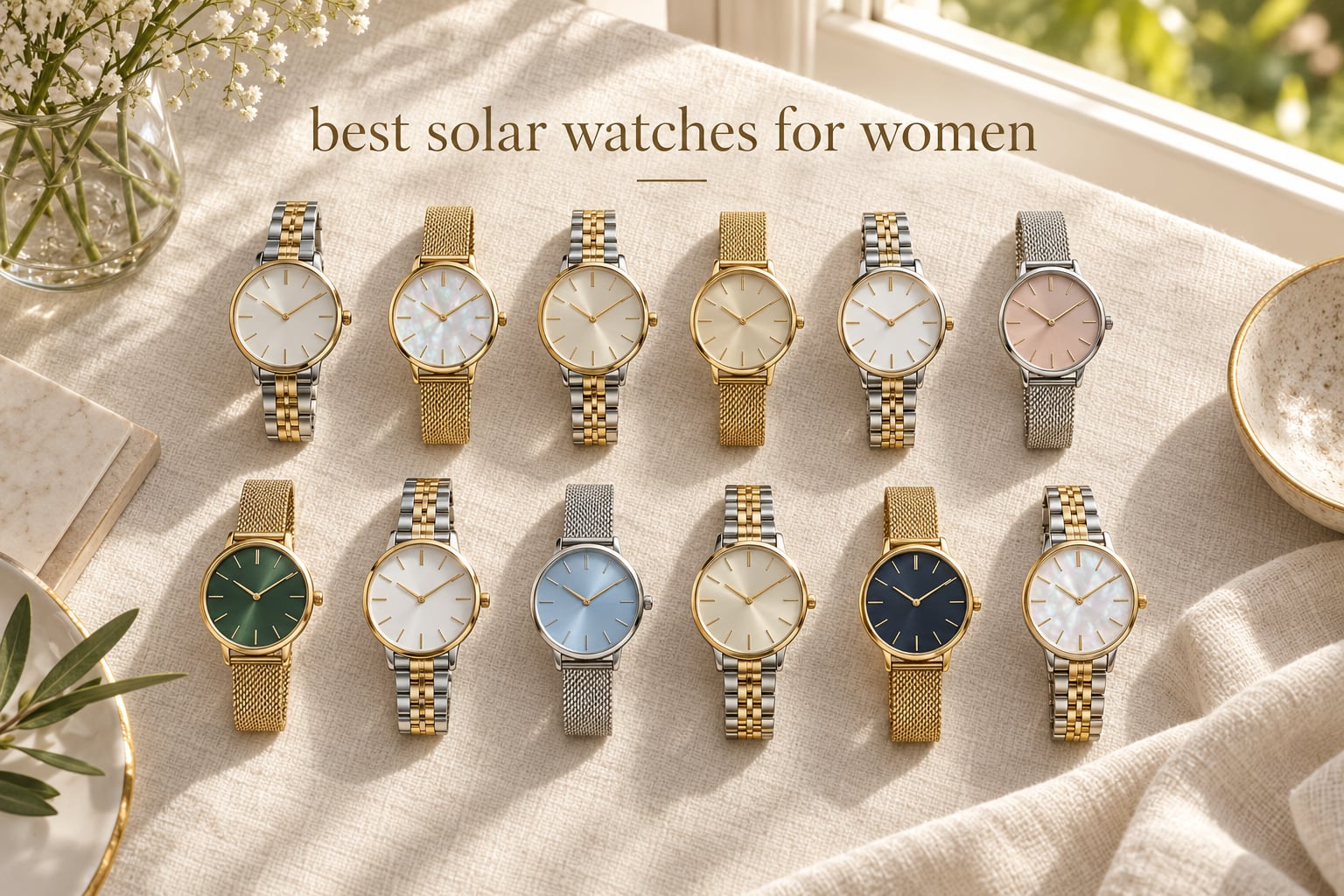 best solar watches for women