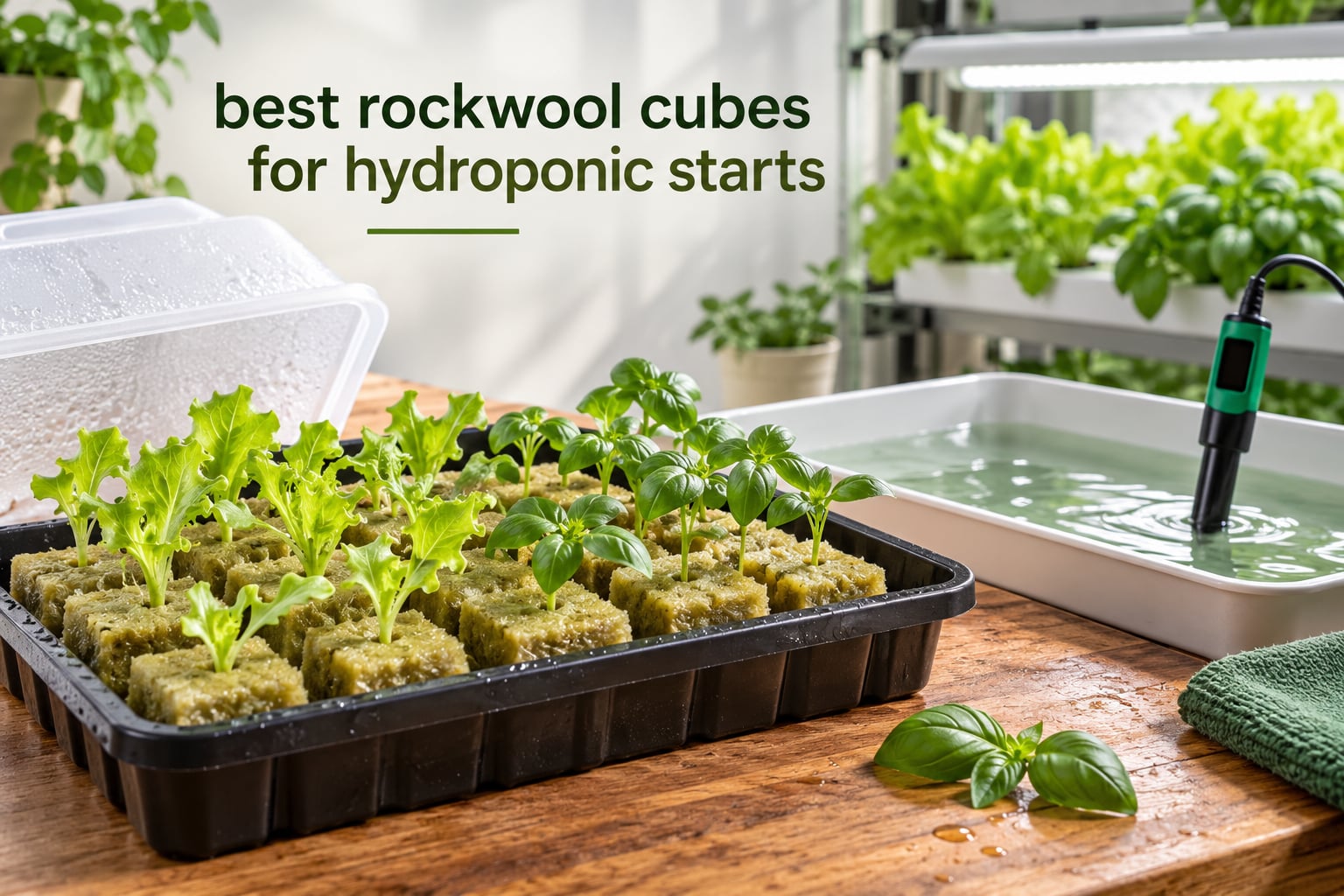 best rockwool cubes for hydroponic starts