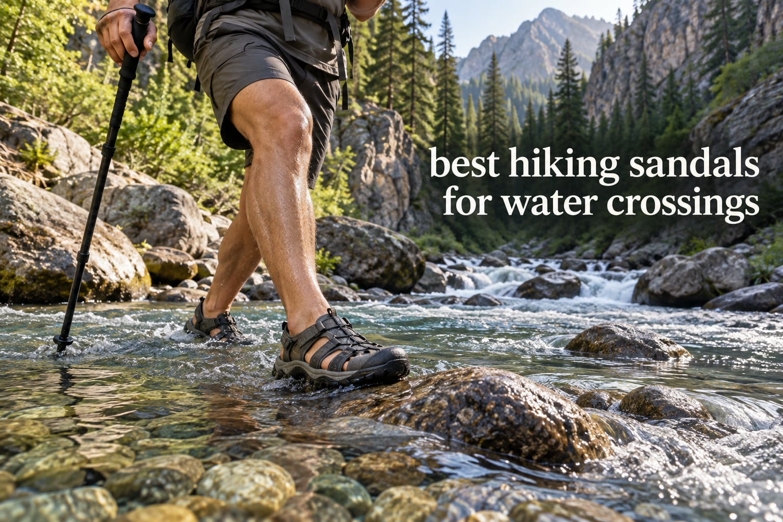 best hiking sandals for water crossings