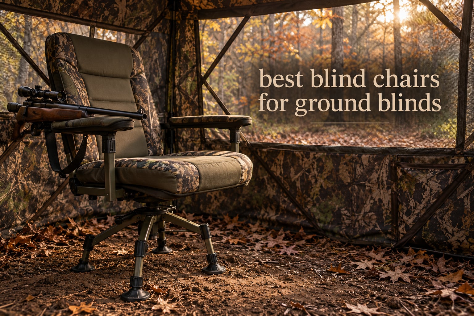 best blind chairs for ground blinds