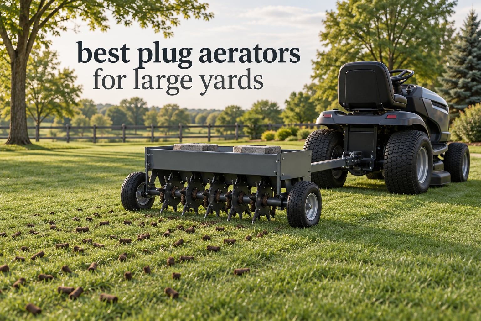 best plug aerators for large yards