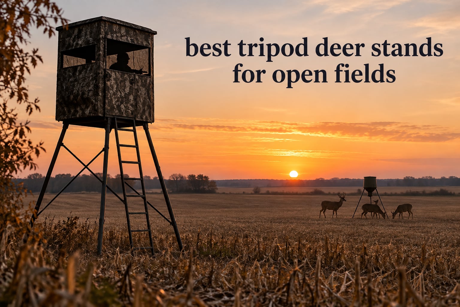 best tripod deer stands for open fields