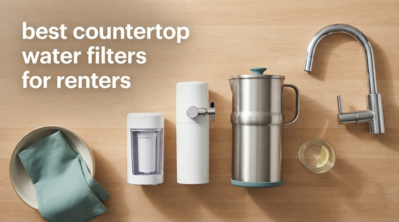best countertop water filters for renters