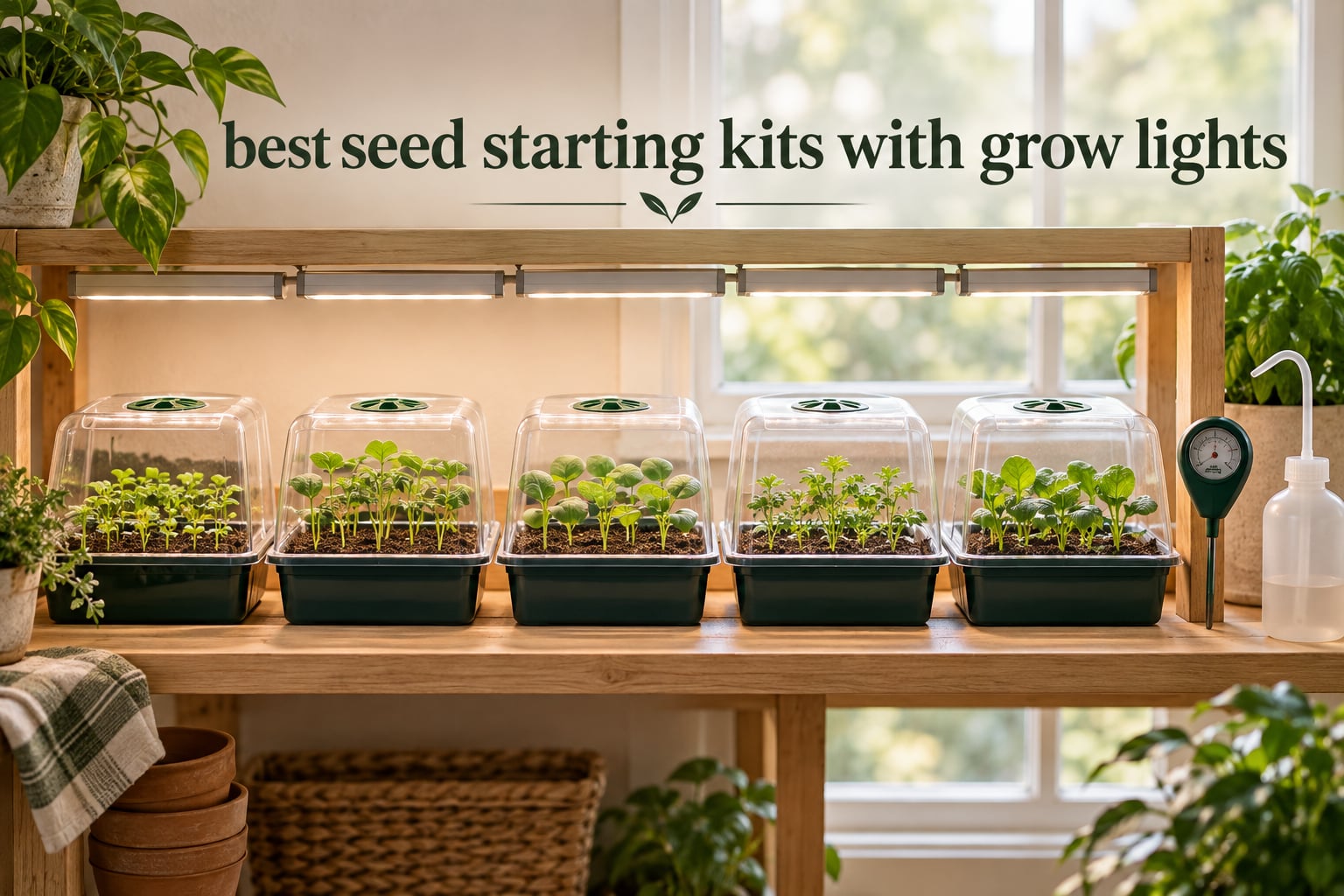 best seed starting kits with grow lights