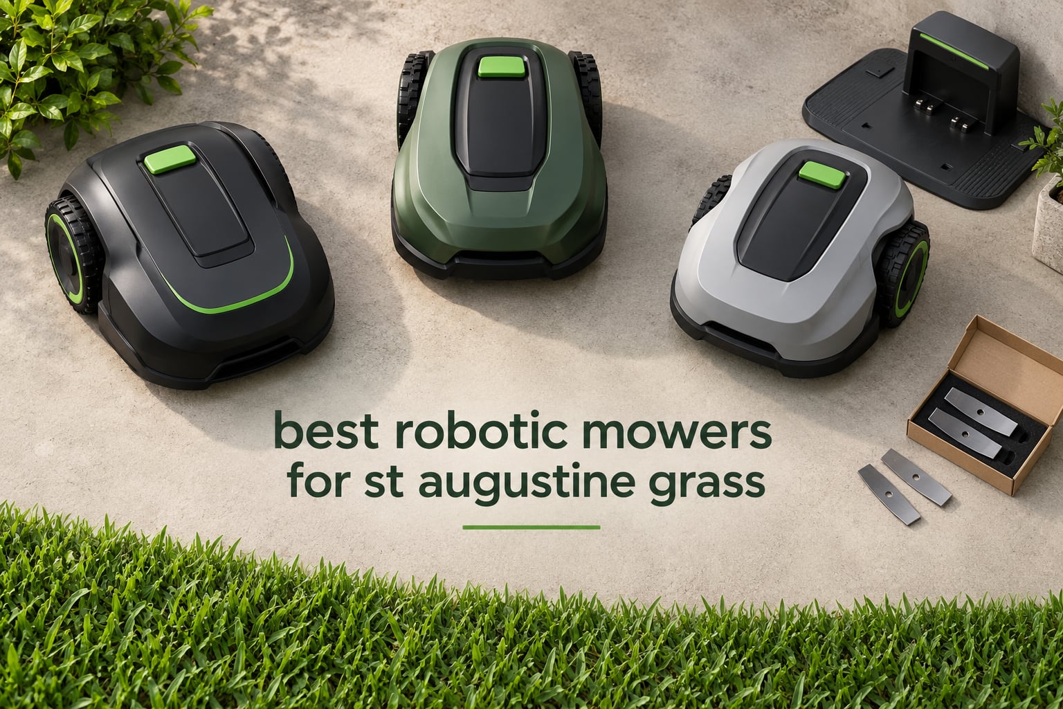 best robotic mowers for st augustine grass