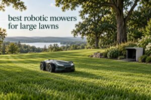 best robotic mowers for large lawns