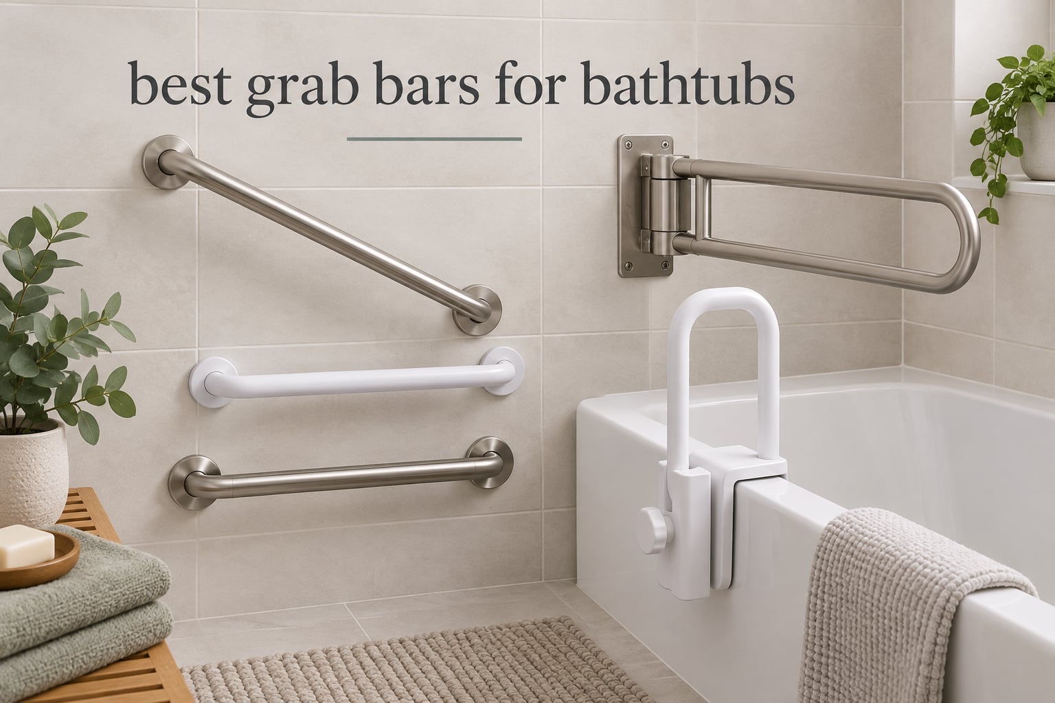 best grab bars for bathtubs