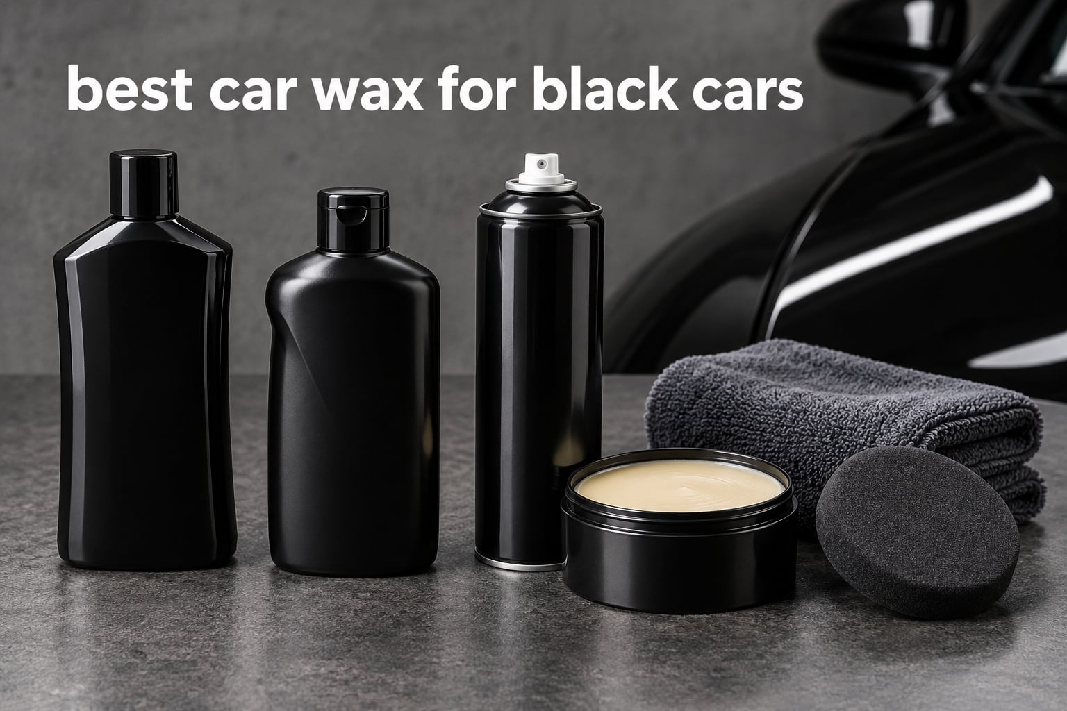 best car wax for black cars