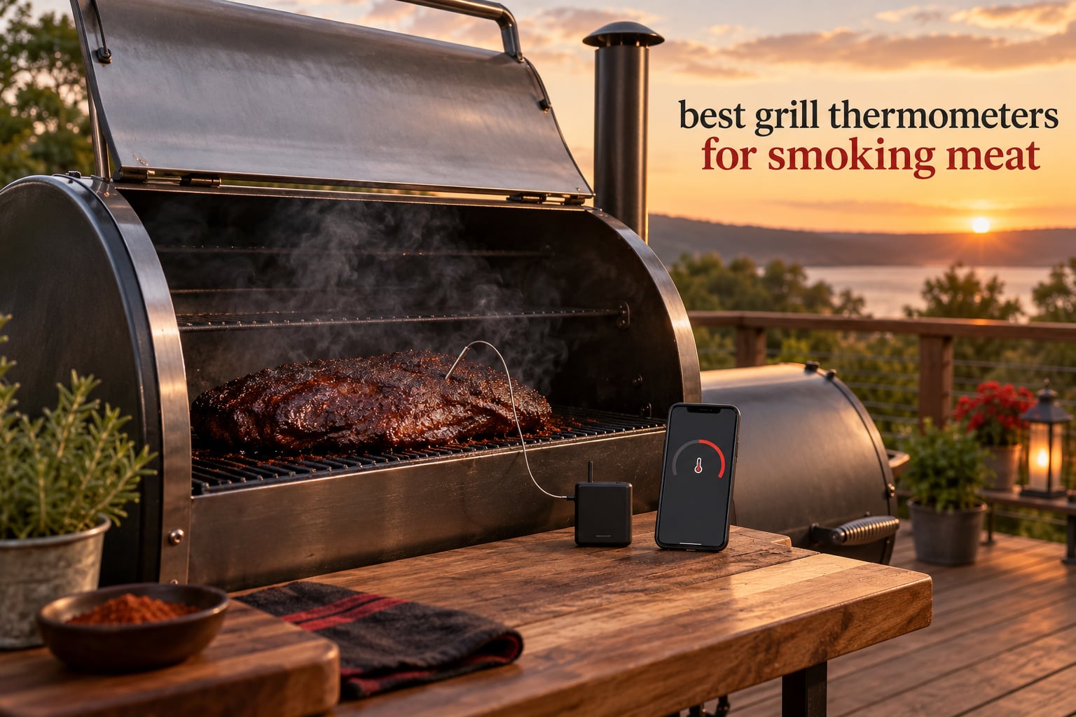 best grill thermometers for smoking meat