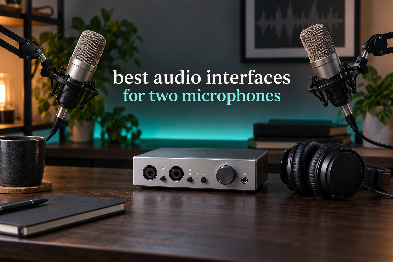 best audio interfaces for two microphones