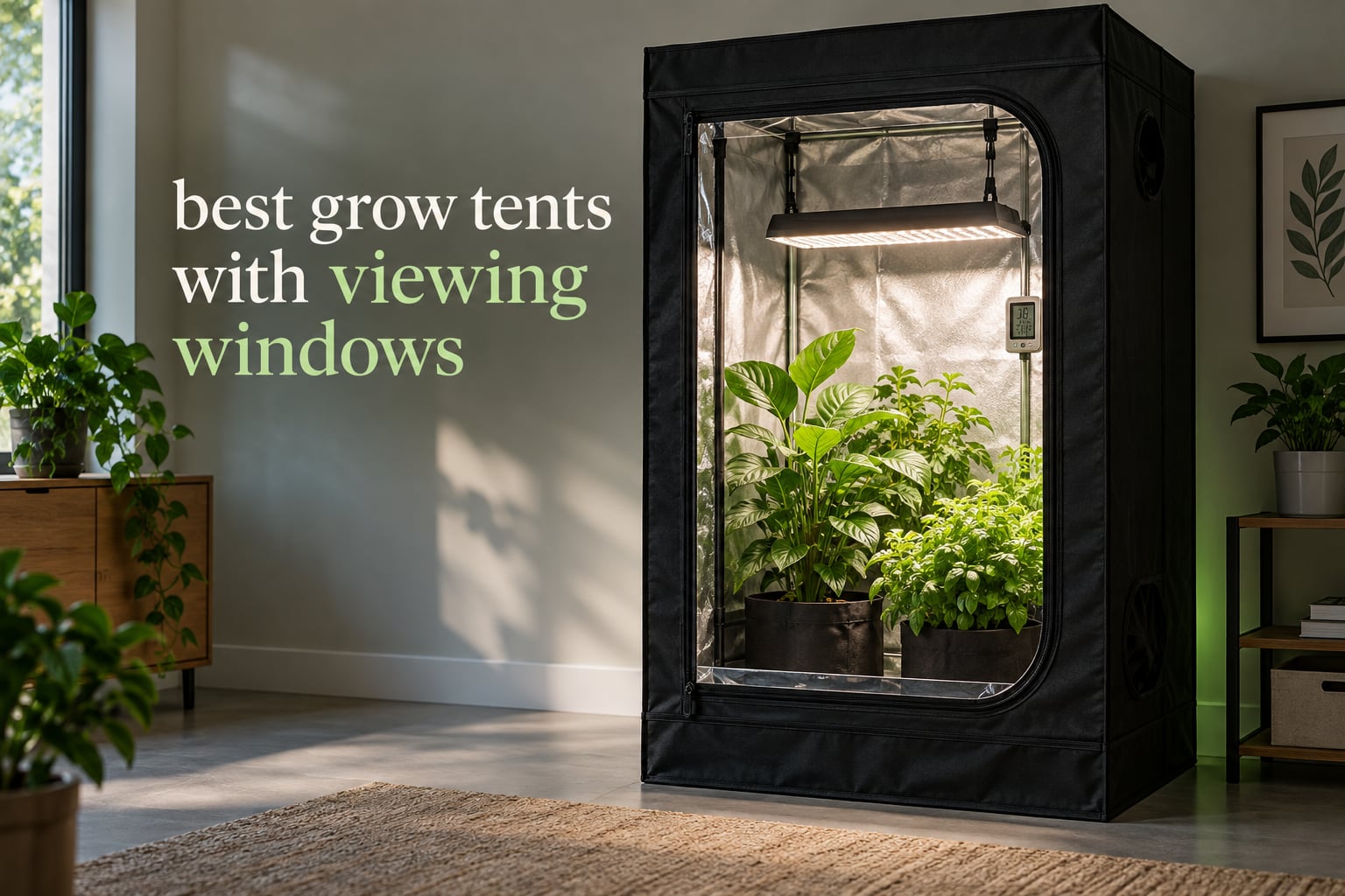 best grow tents with viewing windows