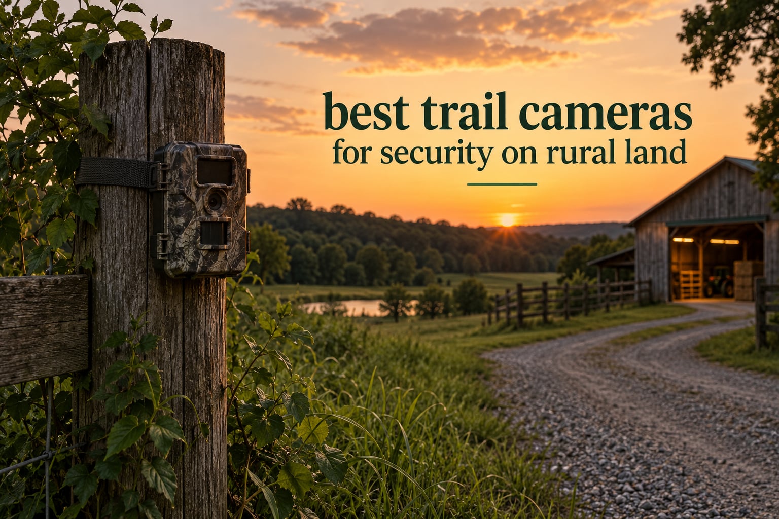 best trail cameras for security on rural land